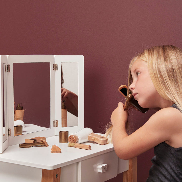 by Astrup Role Play Wooden Hairdressing Set, 9 piece