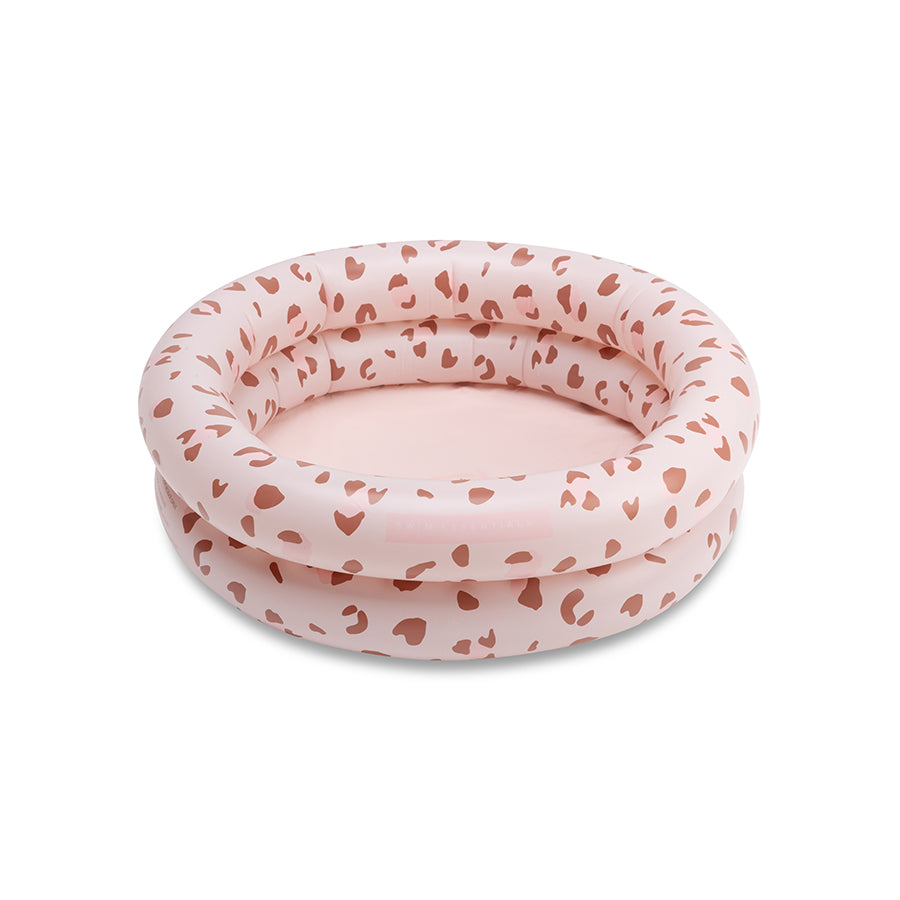 Swim Essentials Inflatable Baby Pool - Old Pink Leopard, 60 cm