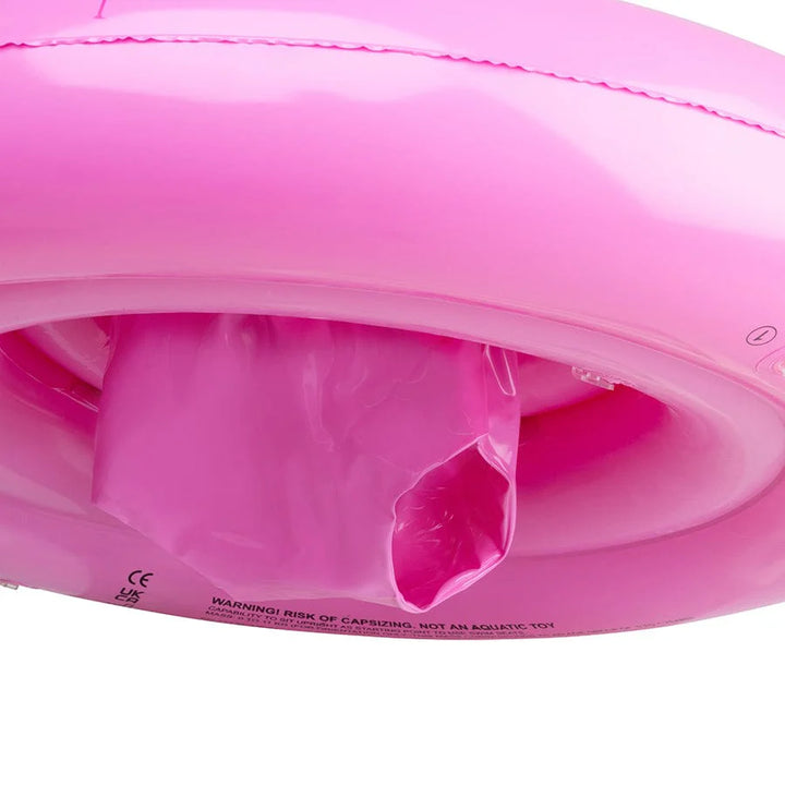 Swim Essentials Inflatable Baby Swimseat - Pink Safari, 0-1 yrs