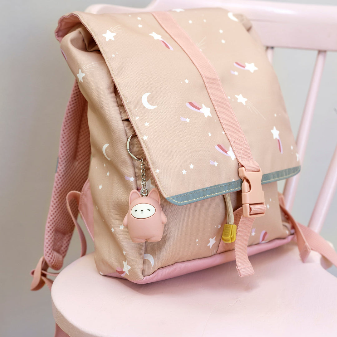 Fabelab - Eco Backpack - Small - Shooting Star - Caramel, 32 cm