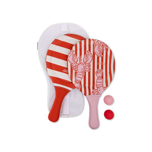 Swim Essentials Beach Tennis Set - Lobster Bay Pink