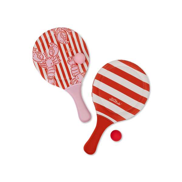Swim Essentials Beach Tennis Set - Lobster Bay Pink