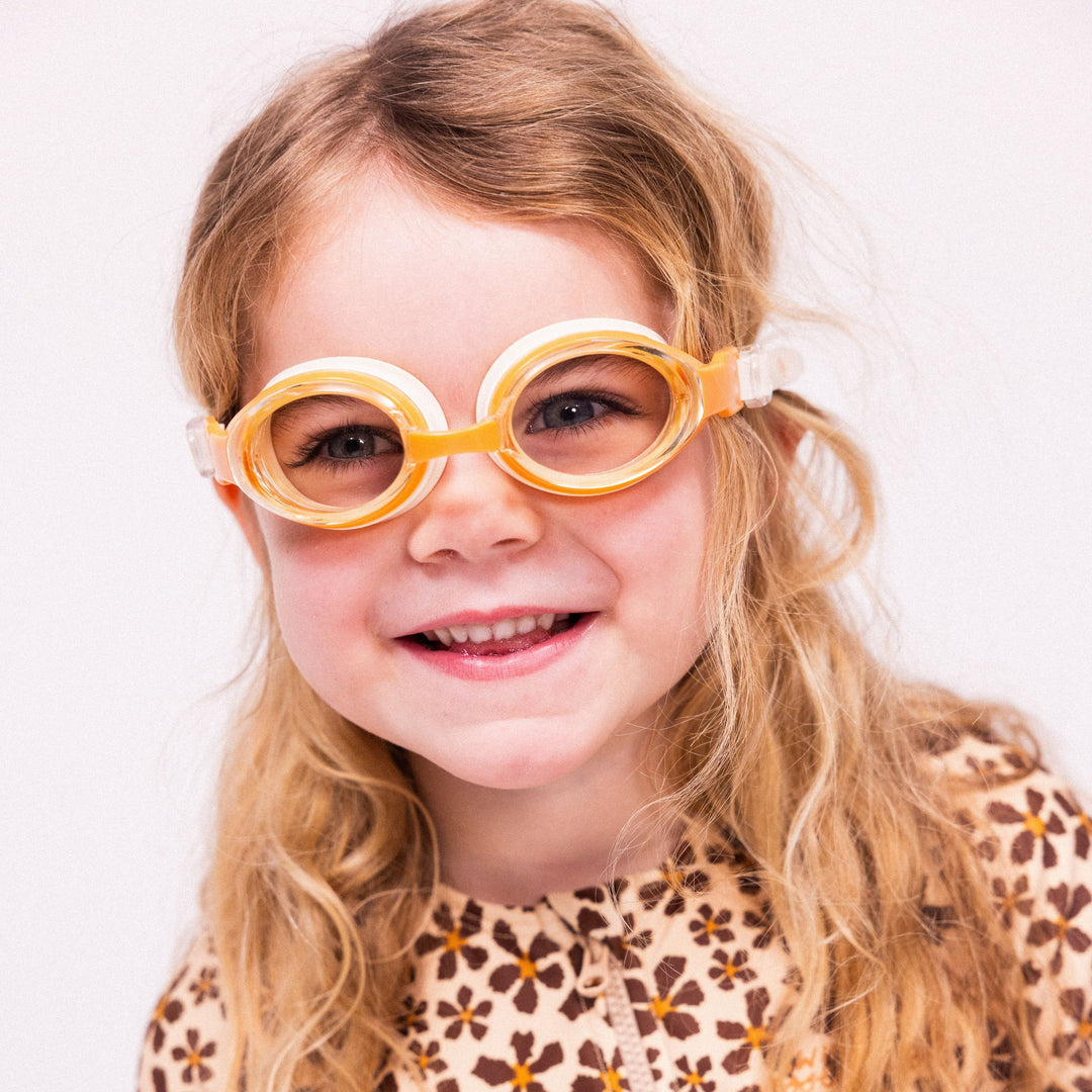Swim Essentials Goggles - Beige Leopard
