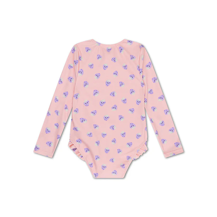 Swim Essentials UV Long Sleeved Swimsuit Rashguard, Blackberry
