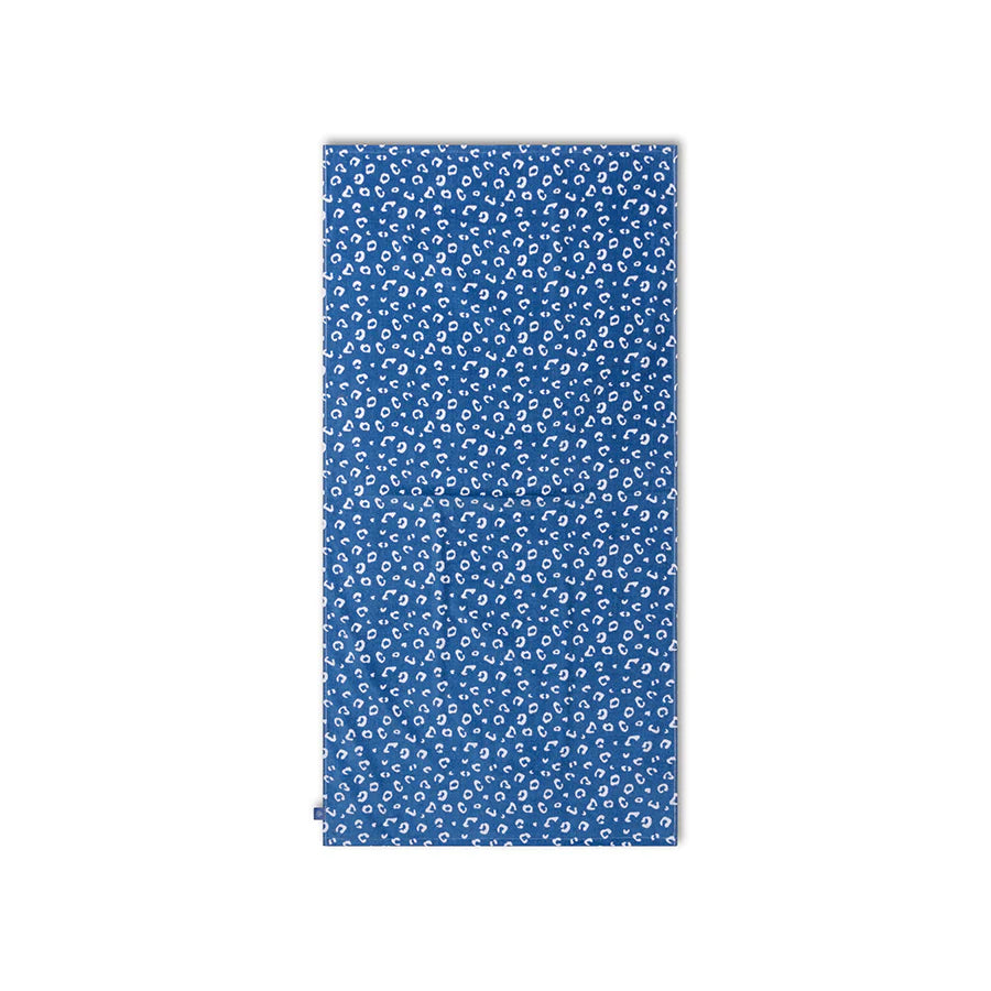Swim Essentials Luxe Beach Towel - Blue Leopard, 135 x 65cm