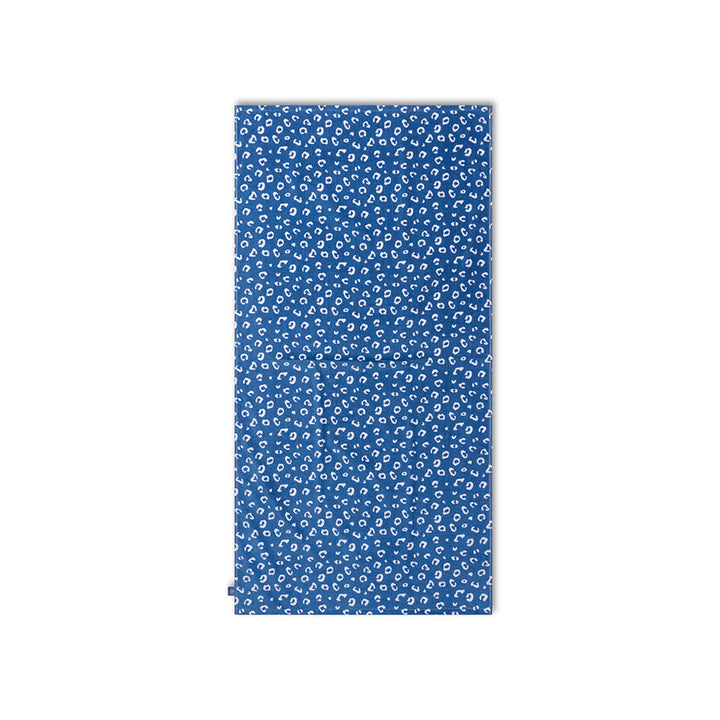 Swim Essentials Luxe Beach Towel - Blue Leopard, 135 x 65cm