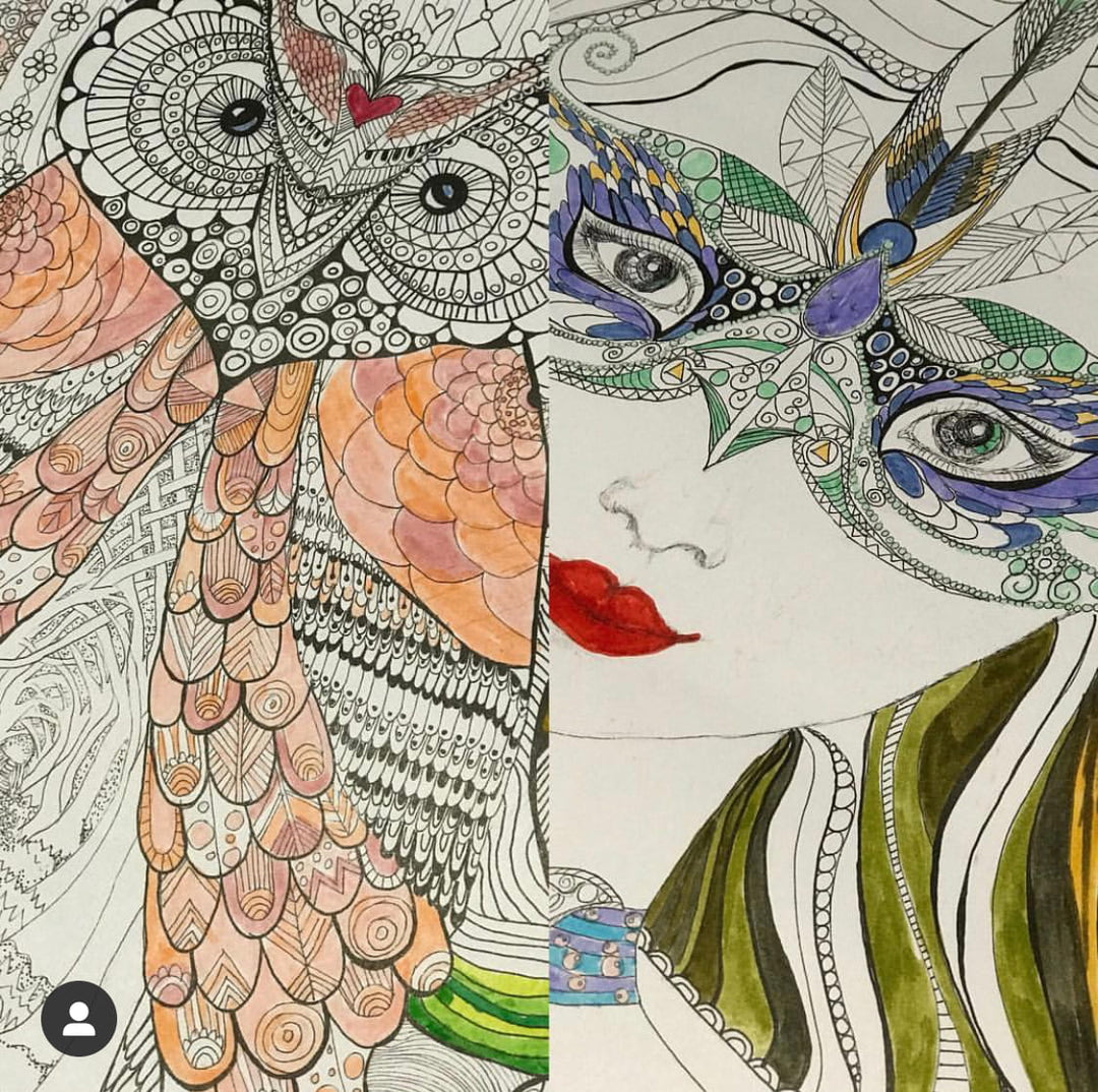 ColourAway Colouring In Poster Kit - Magician's Daughter