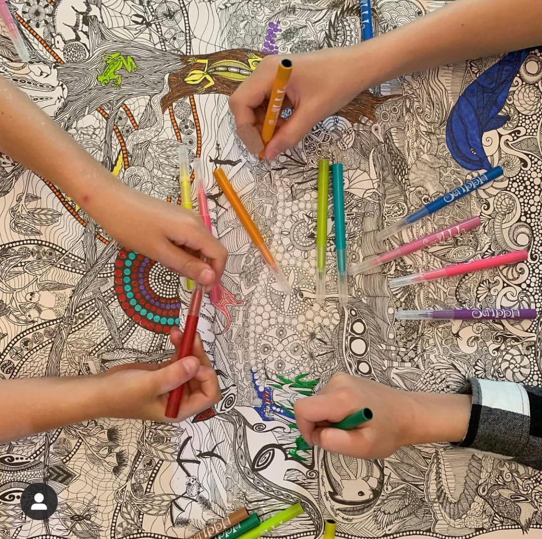 ColourAway Colouring In Poster Kit - Land Downunder