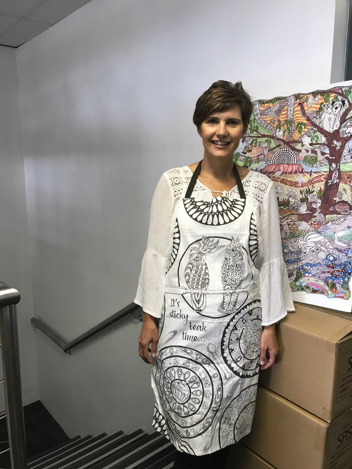 ColourAway Colouring-in Cockatoo Apron