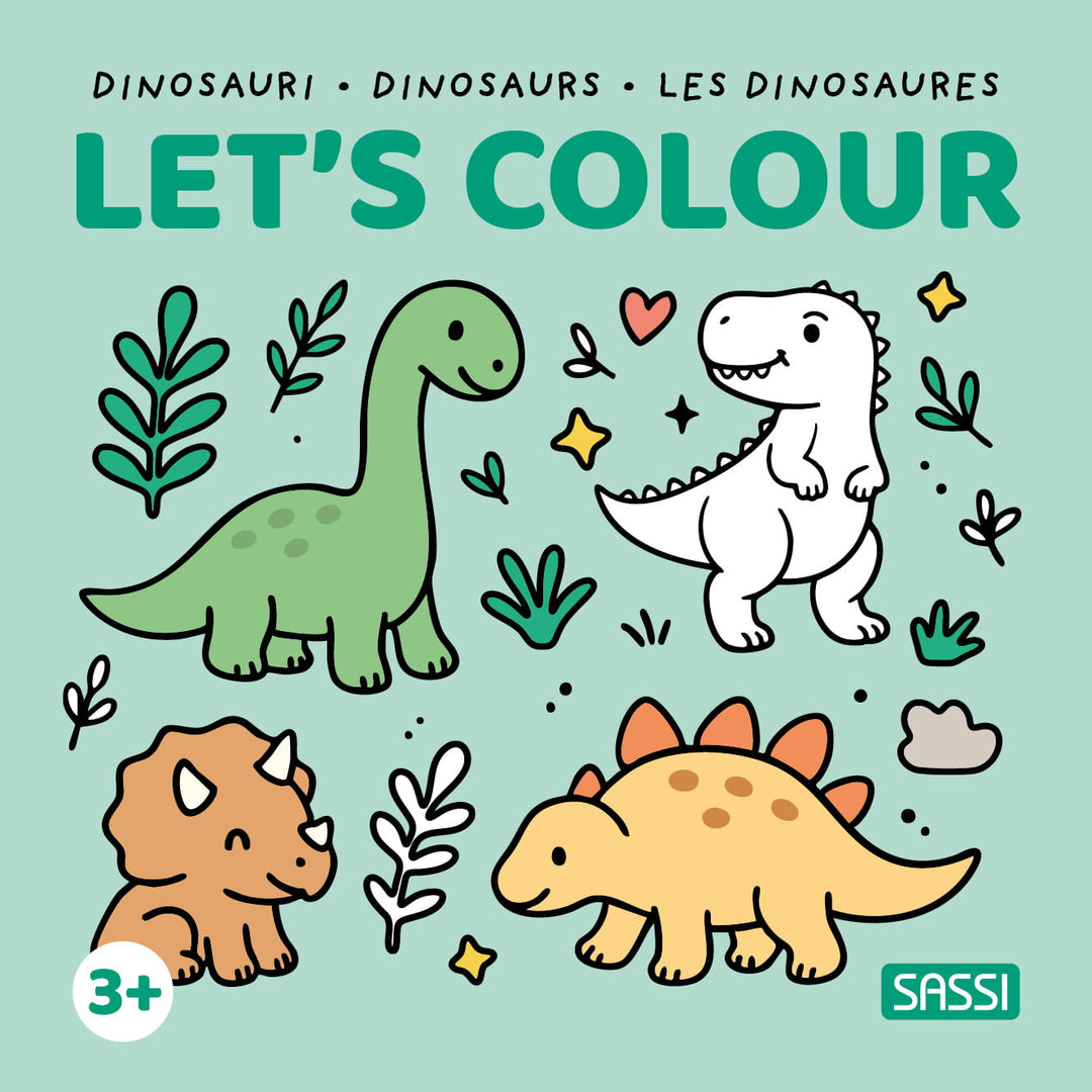 Sassi Colouring Book Square Pack, 20 pcs and FREE CDU