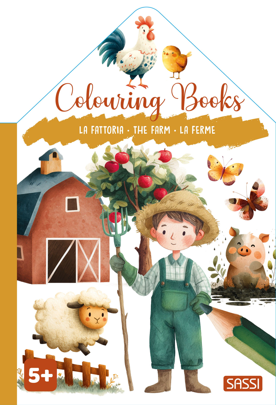 Sassi Colouring Book House - Farm