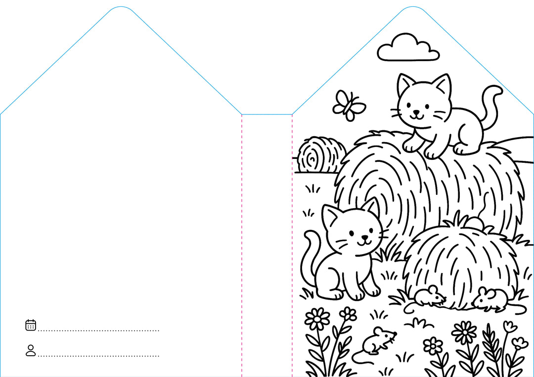 Sassi Colouring Book House - Farm
