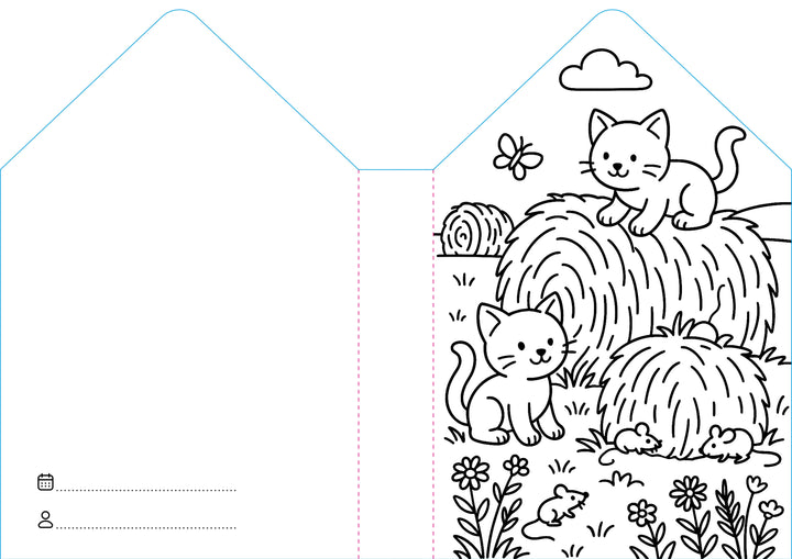 Sassi Colouring Book House - Farm