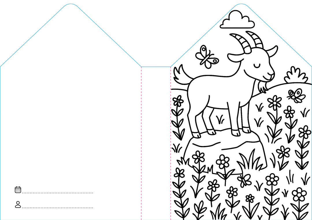 Sassi Colouring Book House - Farm