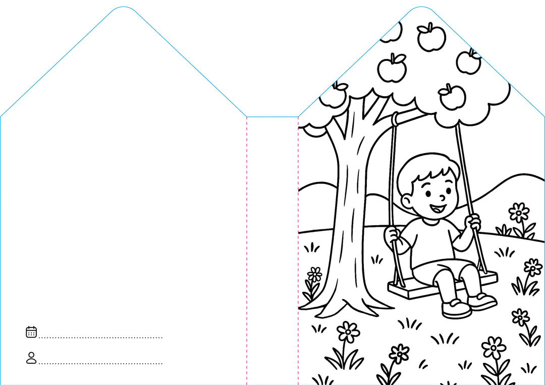 Sassi Colouring Book House - Farm