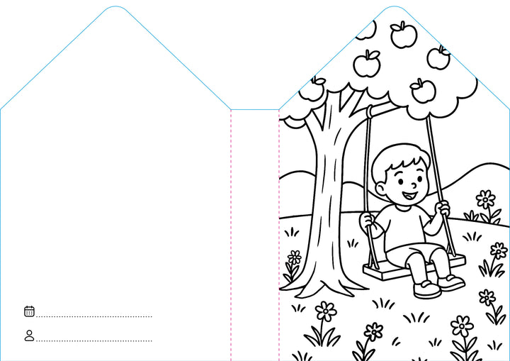 Sassi Colouring Book House - Farm
