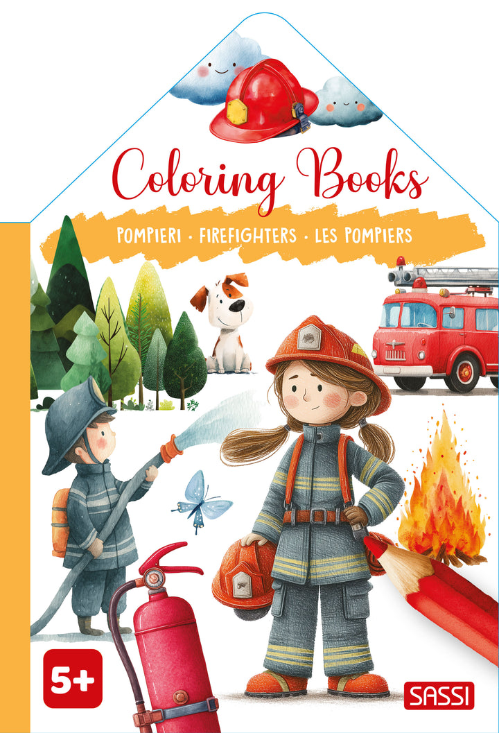 Sassi Colouring Book House Pack, 20 pcs and FREE CDU