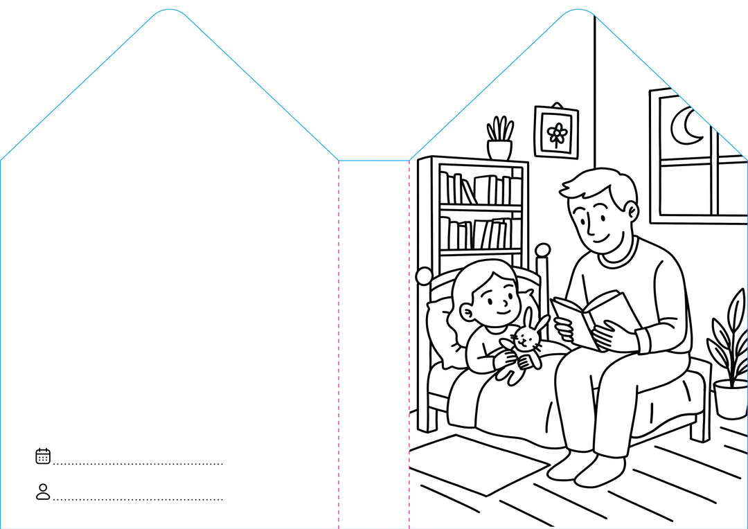 Sassi Colouring Book House - Home