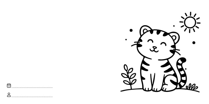 Sassi Colouring Book Square - Jungle Animals