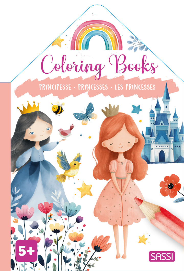 Sassi Colouring Book House Pack, 20 pcs and FREE CDU