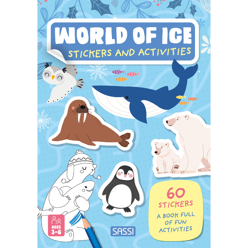 Sassi Stickers and Activities Book - World of Ice
