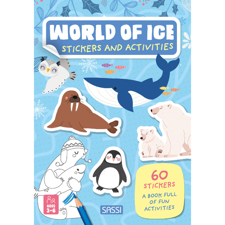 Sassi Stickers and Activities Book - World of Ice