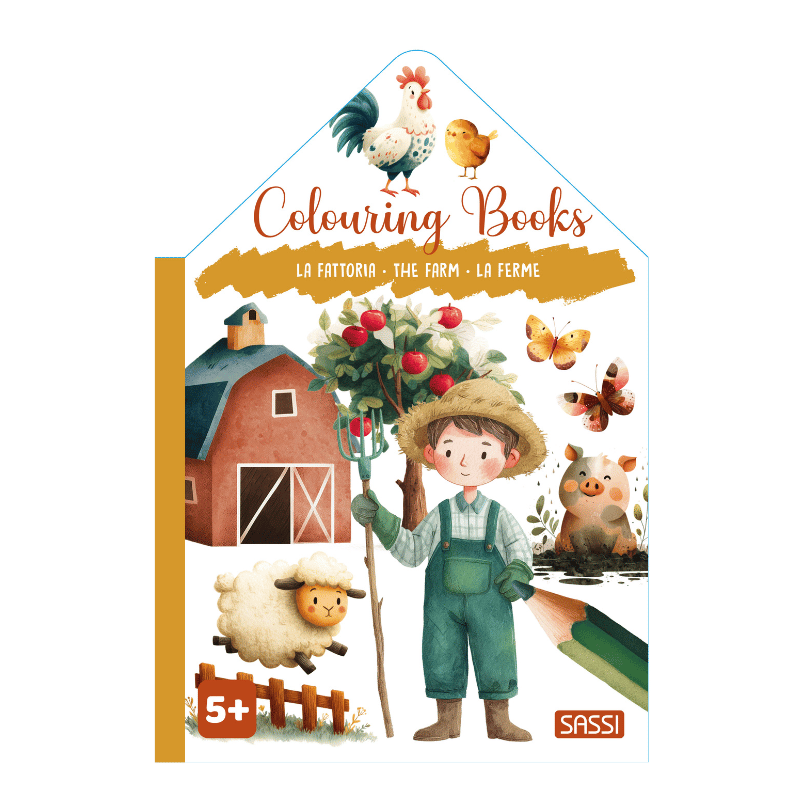 Sassi Colouring Book House - Farm