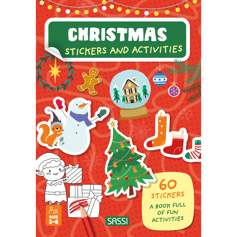 Sassi Stickers and Activities Book - Christmas