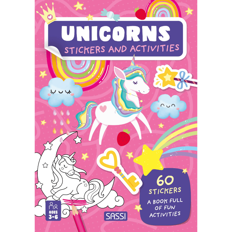 Sassi Stickers and Activities Book - Unicorns
