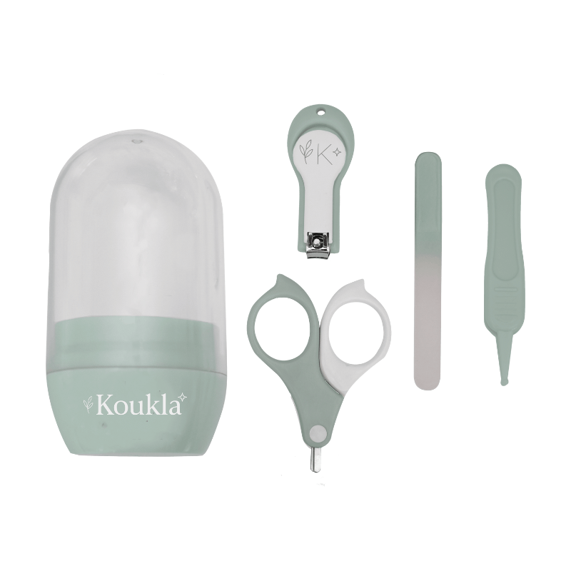 Koukla Baby Nail Kit, Sage, 5 pc