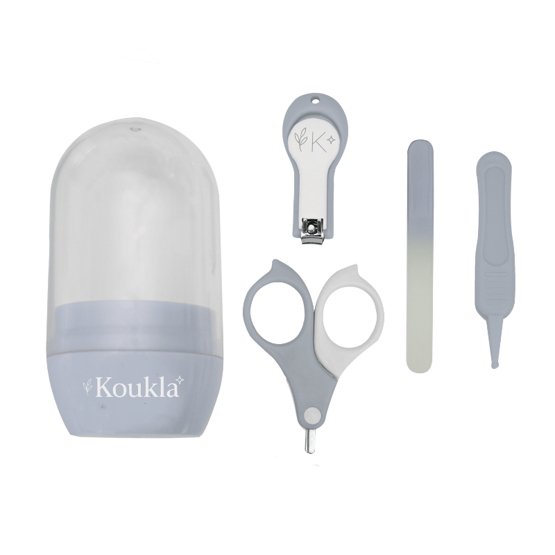 Koukla Baby Nail Kit, Blue, 5 pc
