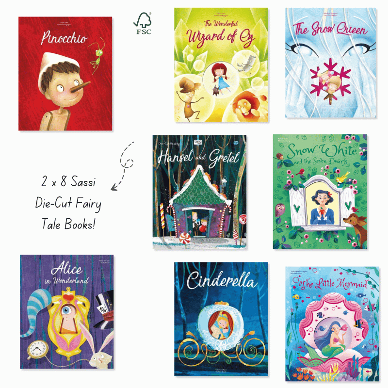 Sassi Fairy Tale Book Bundle, 16 pcs