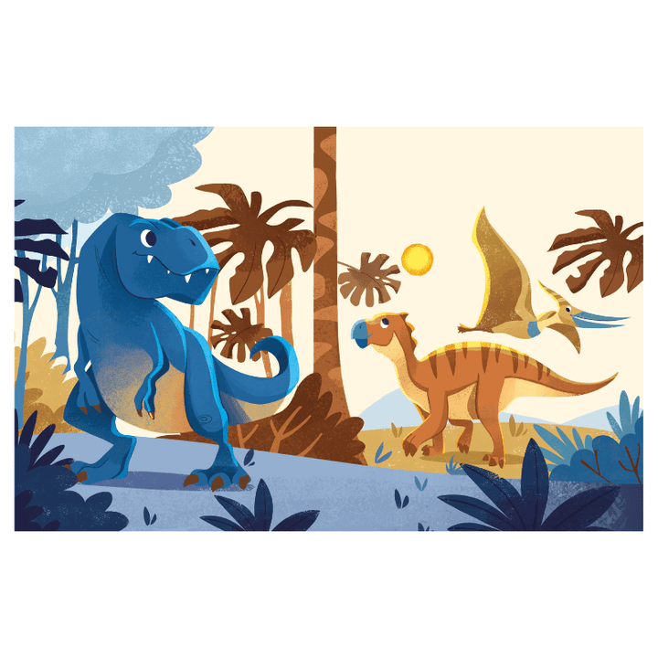 Sassi Free the Colours Reusable Paint Brush Book - Dinosaurs