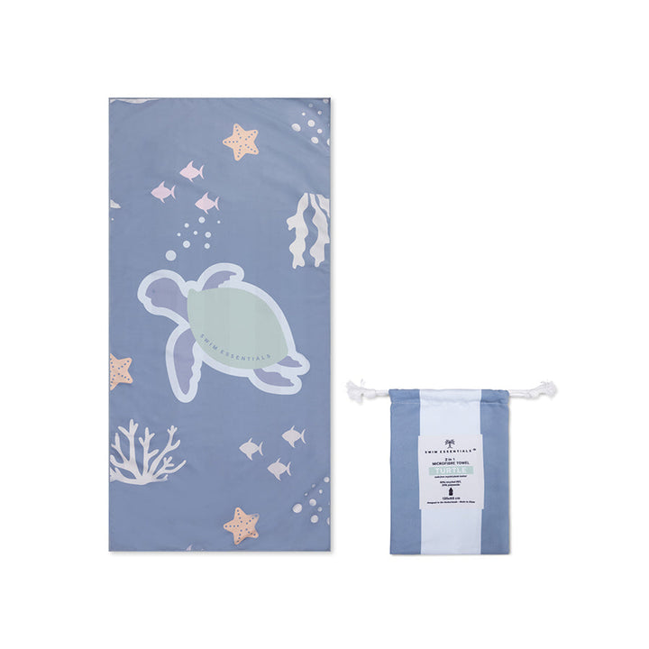 Swim Essentials Luxe Recycled Microfiber Beach Towel, Coral Bliss, 135 x 65 cm