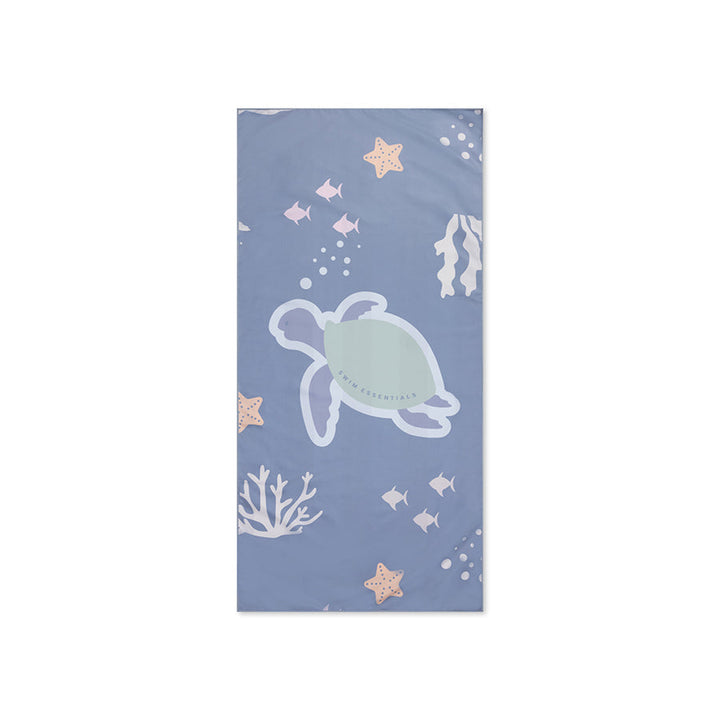 Swim Essentials Luxe Recycled Microfiber Beach Towel, Coral Bliss, 135 x 65 cm