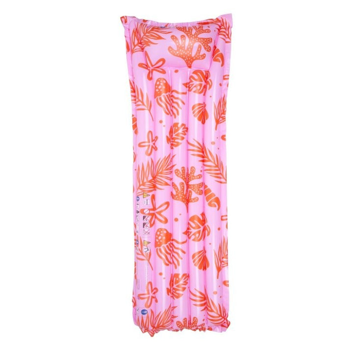 Swim Essentials Inflatable Lie On- Coral Kiss, 177 cm
