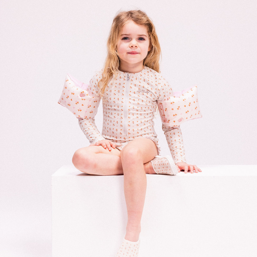 Swim Essentials Inflatable Arm Bands - Cozy Heart, 0-2 yrs
