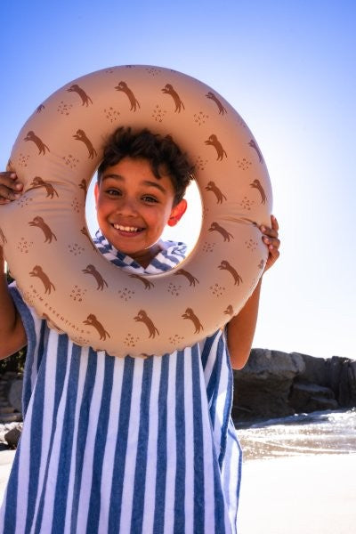 Swim Essentials Inflatable Swim Ring - Leopard, 55 cm