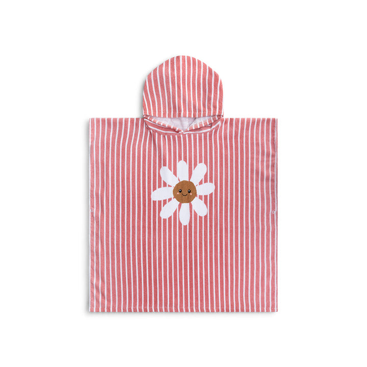 Swim Essentials Luxe Beach Poncho - Daisy Flowers, 65 x 65 cm