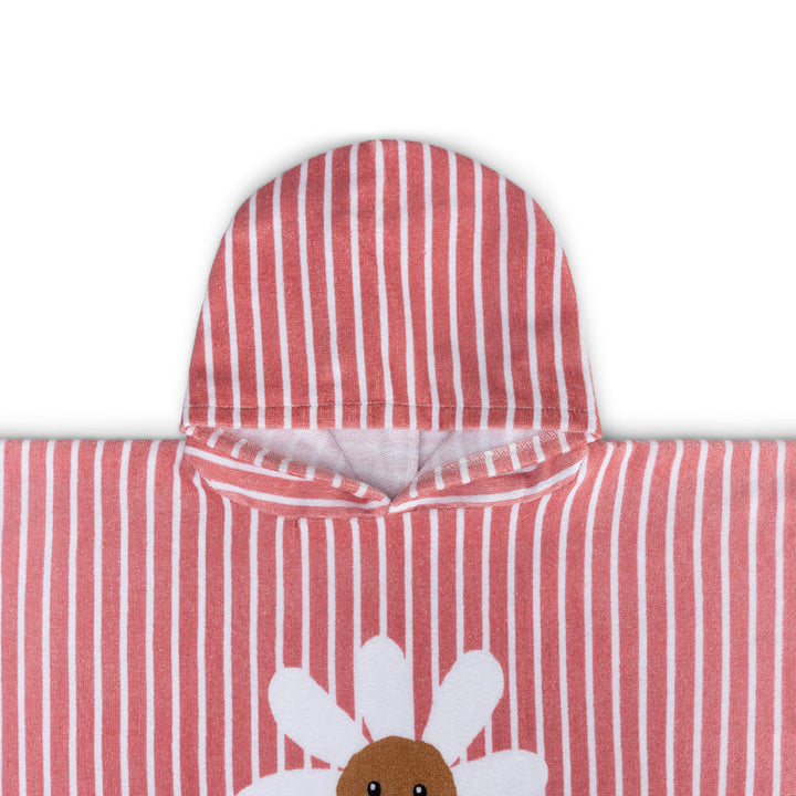 Swim Essentials Luxe Beach Poncho - Daisy Flowers, 65 x 65 cm