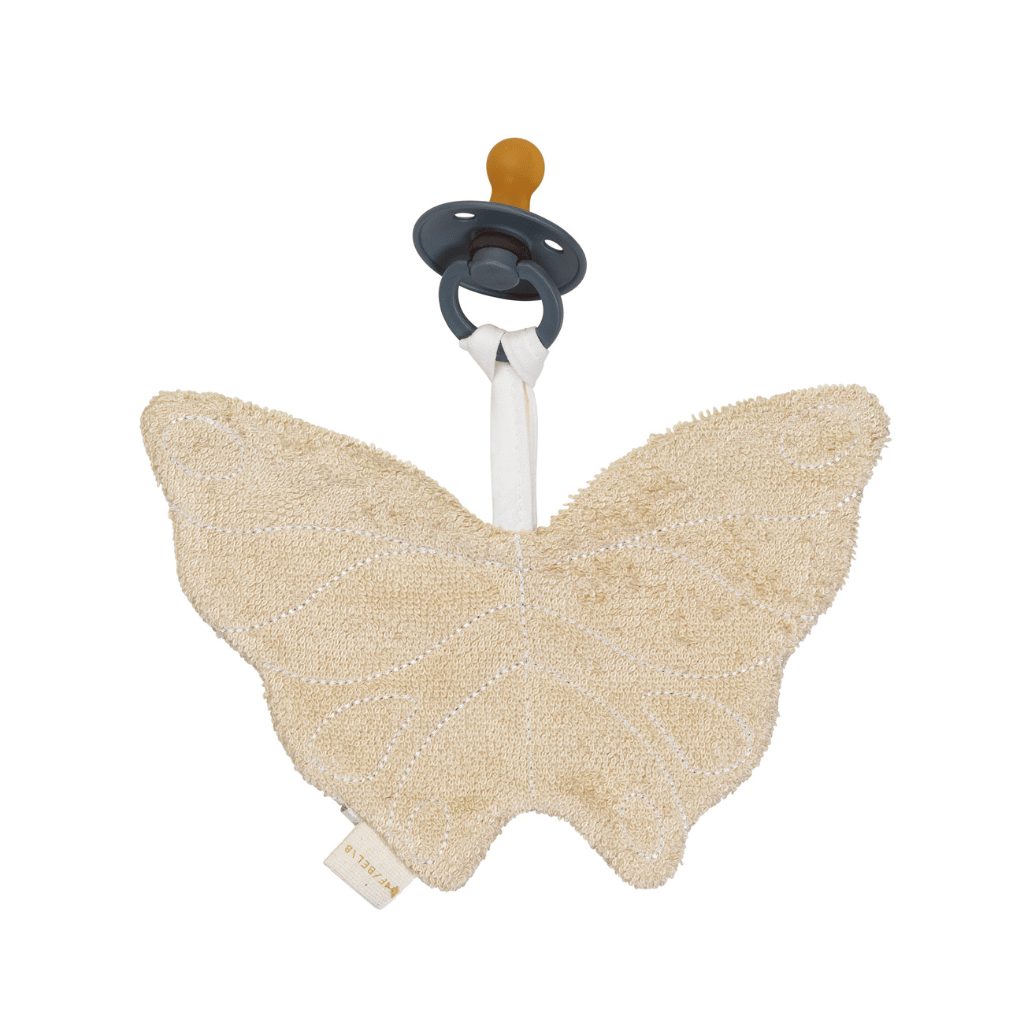Fabelab -  Dummy Cuddle - Butterfly, Wheat, 19 cm