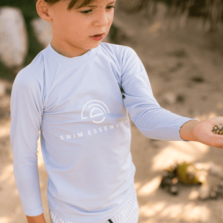 Swim Essentials  UV Long Sleeved Rashguard, Pure Tones Light Blue