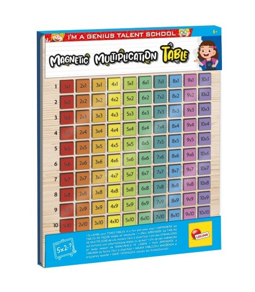 Lisciani I'm a Genius - Magnetic Multiplication Tables