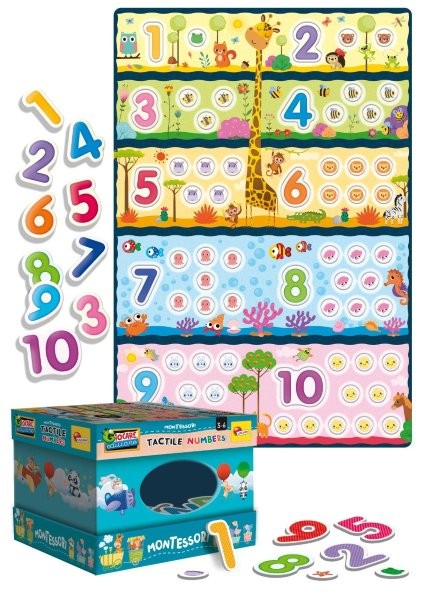 Lisciani Montessori Plus - Tactiles Numbers