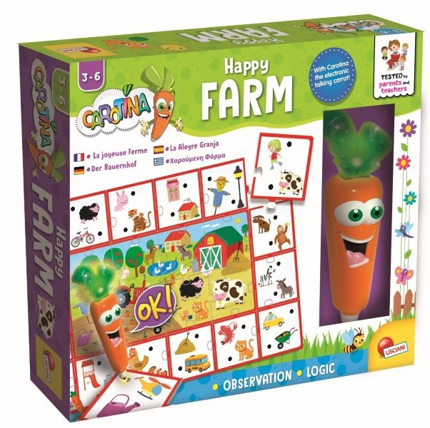 Lisciani Carotina Talking Pen - Happy Farm