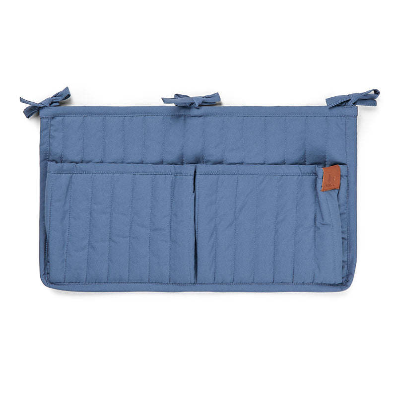 Fabelab - Quilted Crib or Wall Pocket Storage Small - Vintage Blue