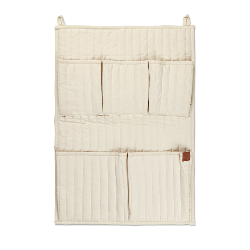 Fabelab - Quilted Wall Pocket Storage Large - Oat Milk