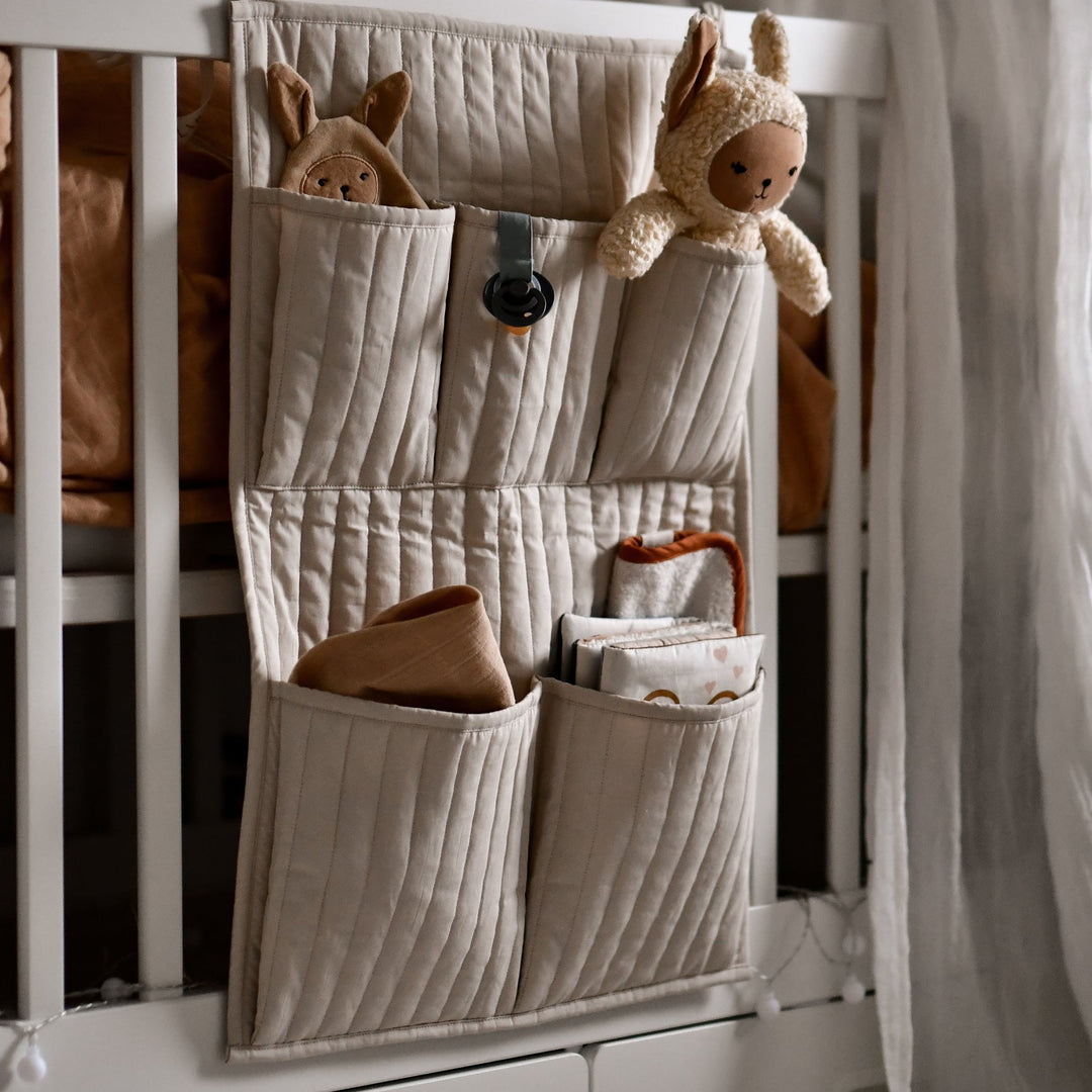 Fabelab - Quilted Wall Pocket Storage Large - Caramel