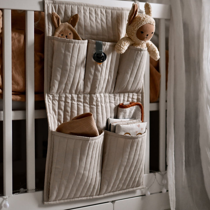 Fabelab - Quilted Wall Pocket Storage Large - Caramel