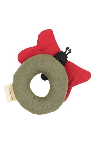 Fabelab Rattle - Ladybug Mars Red, 14 cm